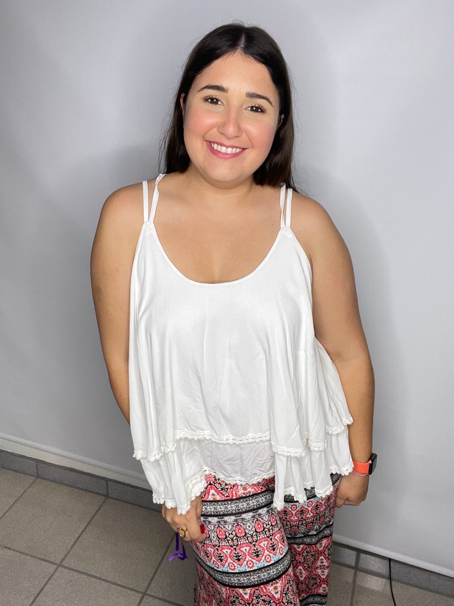 Double Layers White Top