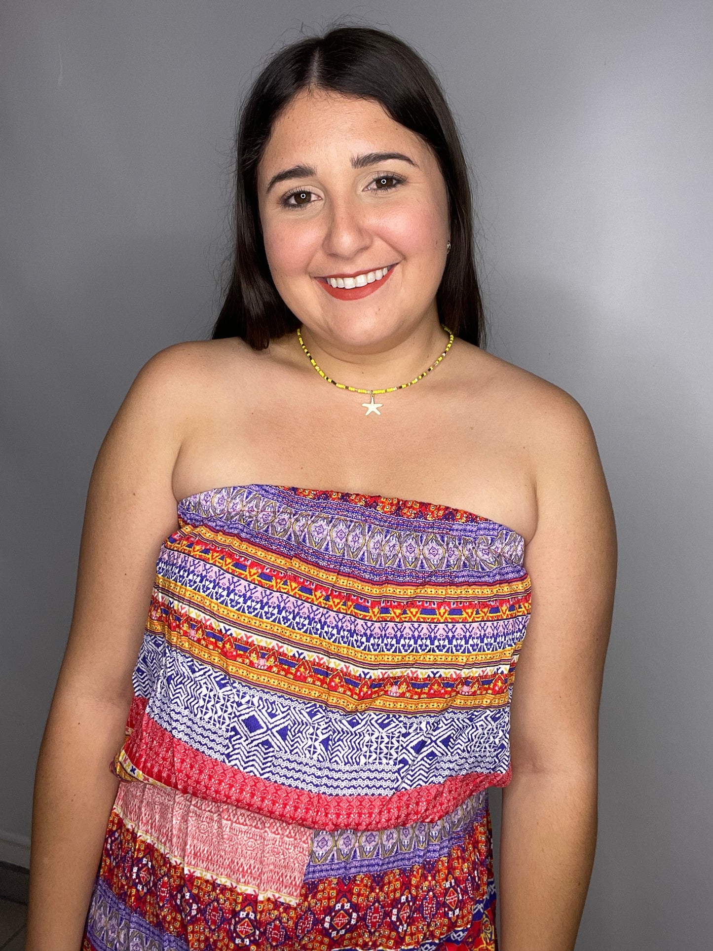 Geo Print Romper