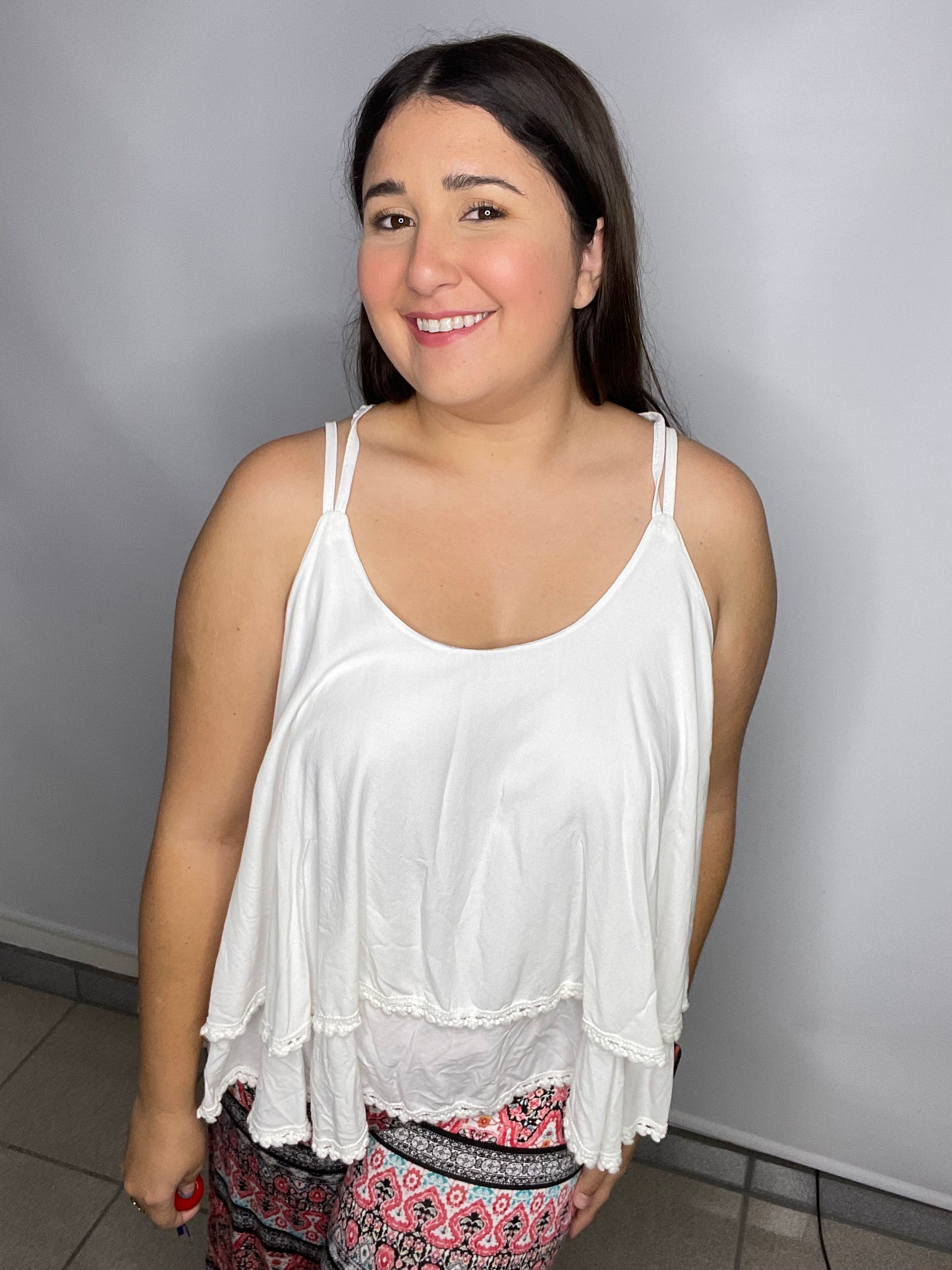 Double Layers White Top