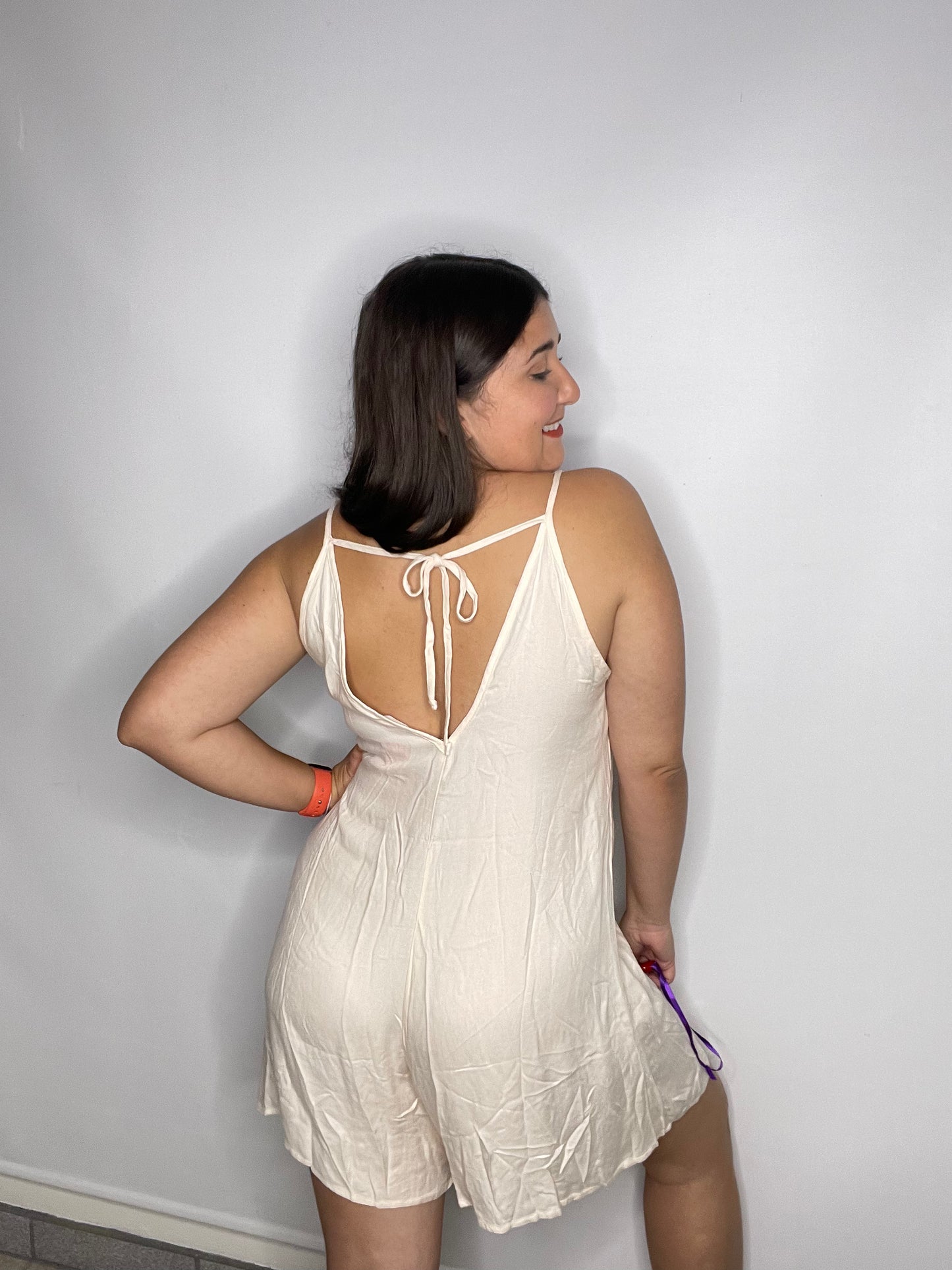 Ivory Oversized Romper