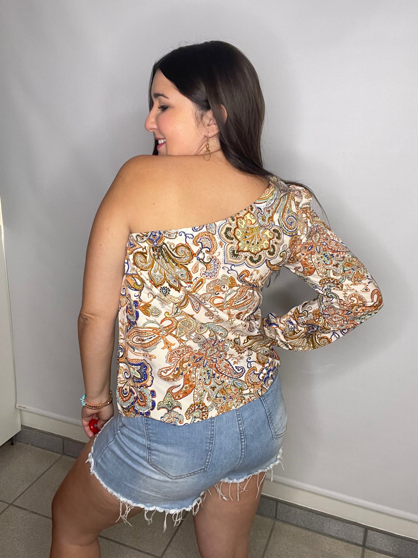 One Sleeve Blouse
