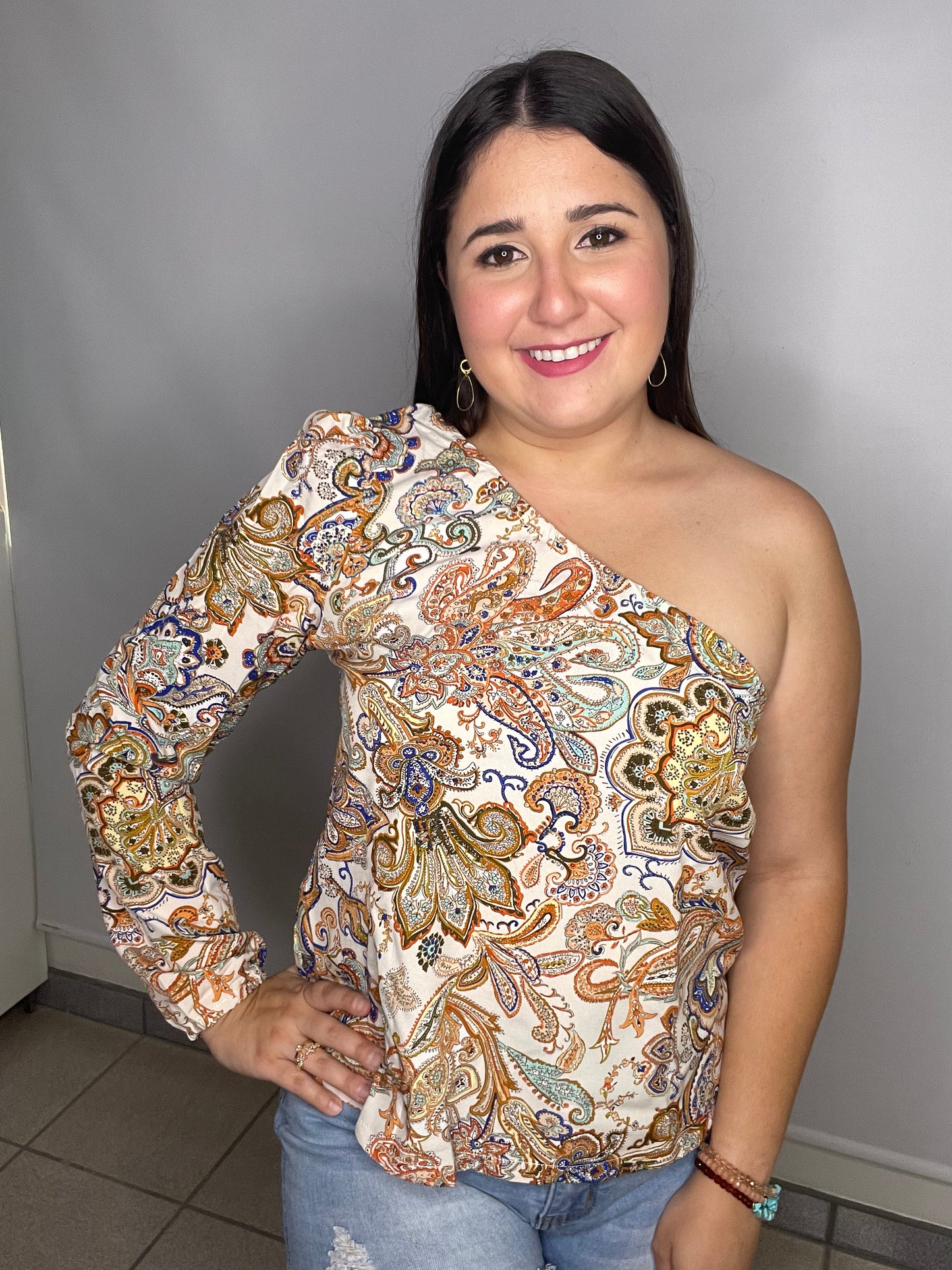One Sleeve Blouse