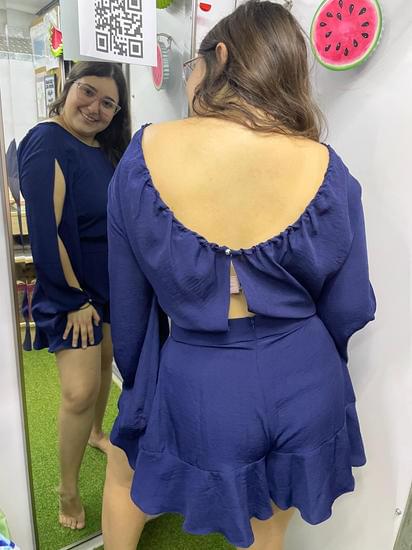 Ruffle Open Arms Romper