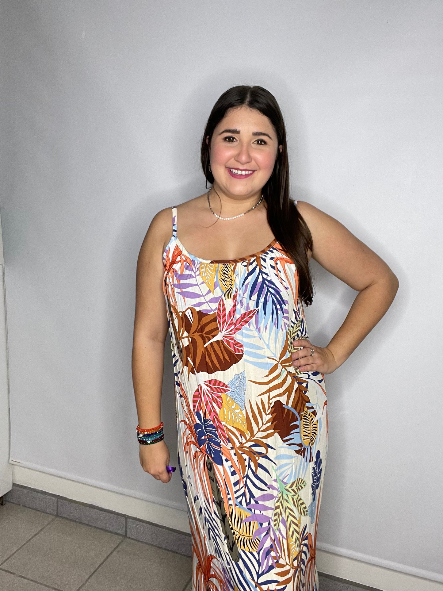 Leaves Maxi Dress