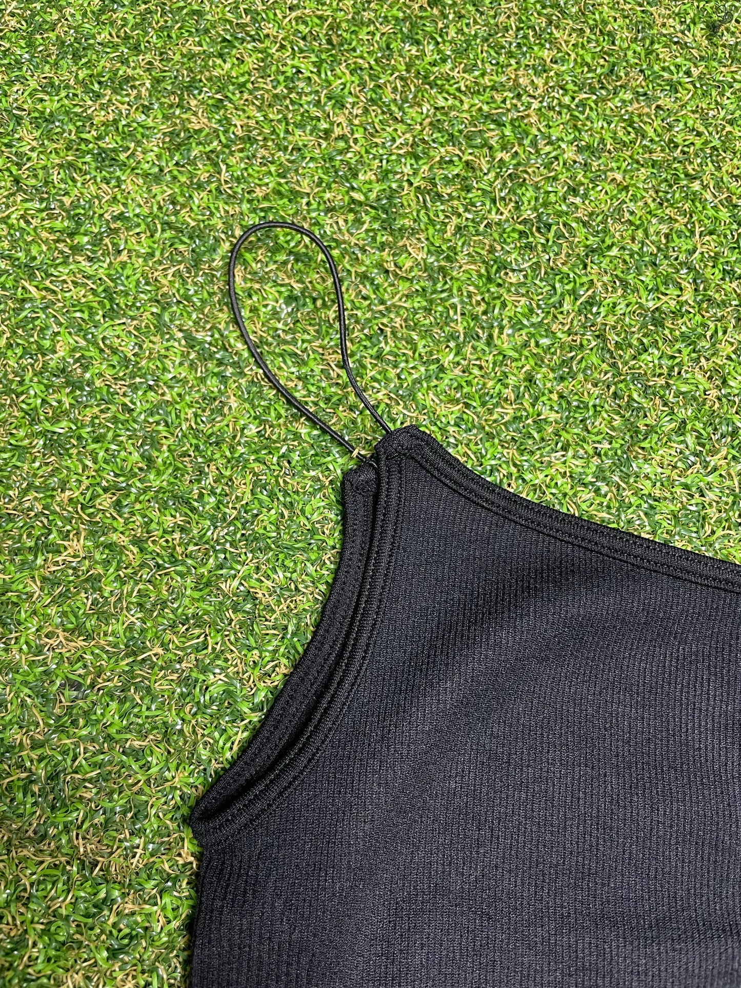 -Spaghetti One Shoulder Bodysuit