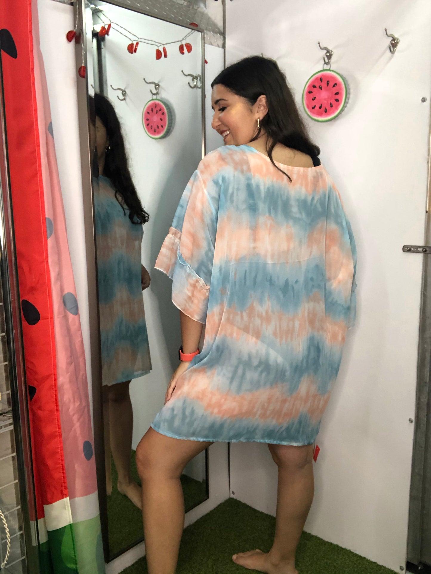 Tie-Dye Swimsuits Cover-ups