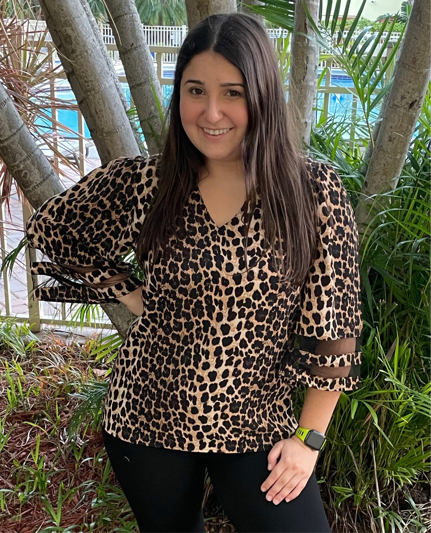 Animal Print Blouse