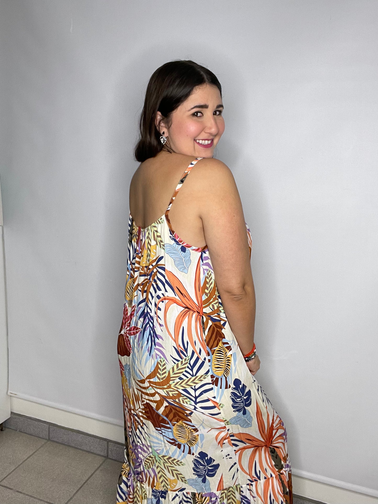 Leaves Maxi Dress