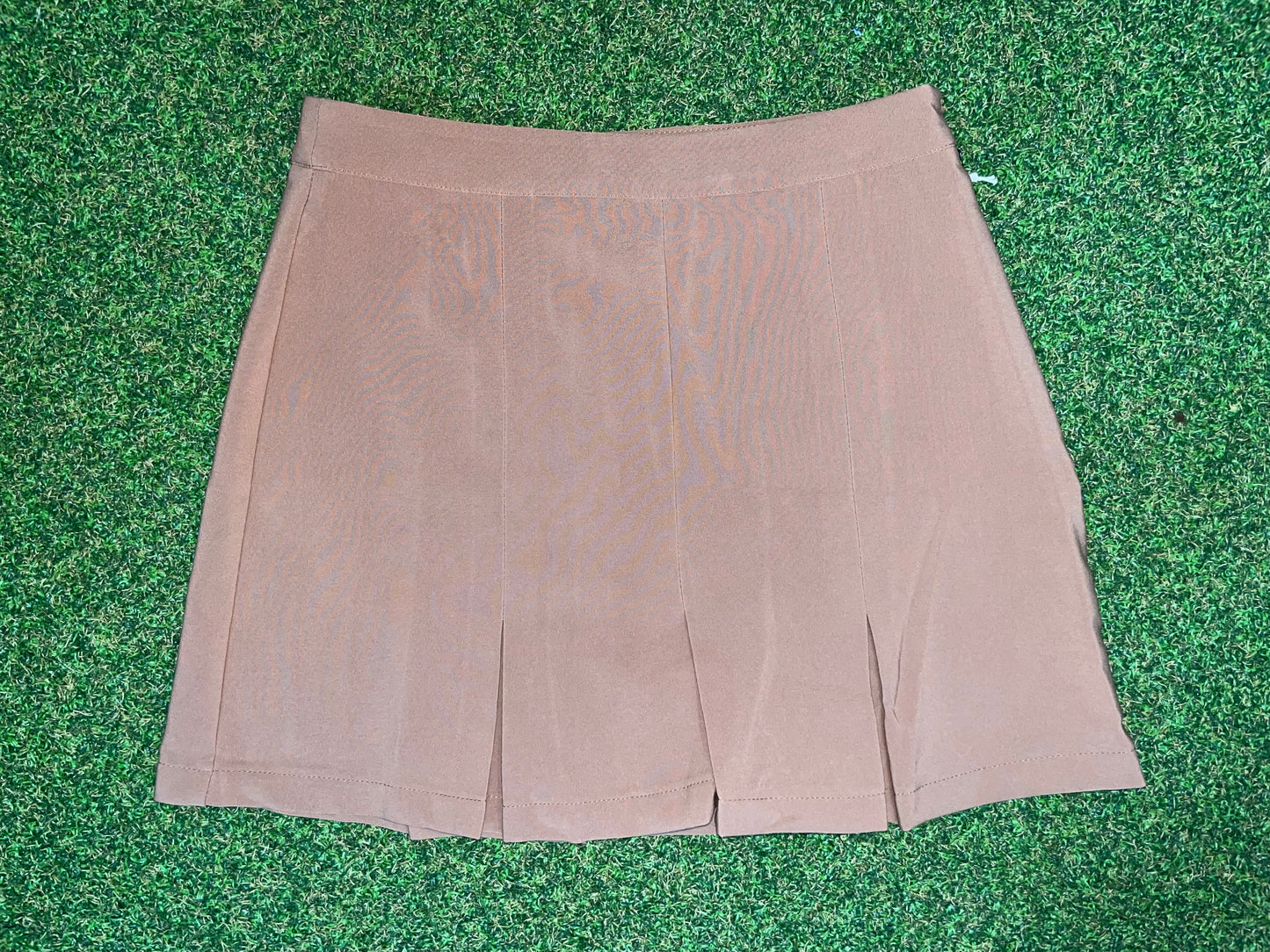 Zipper Pleated Shorts