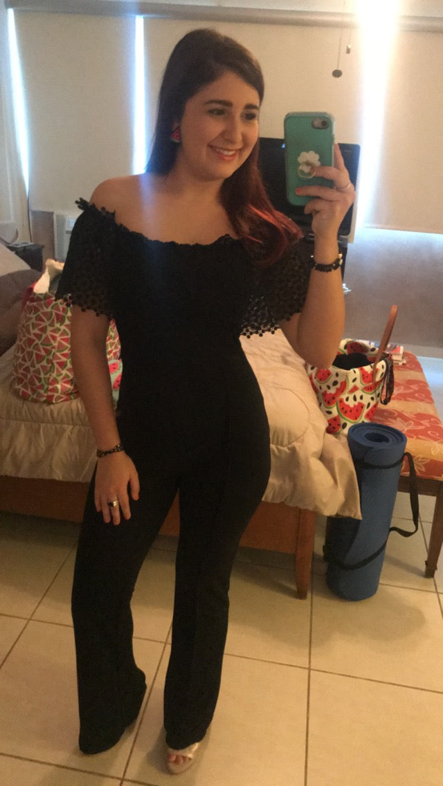 Off shoulder jumpsuit