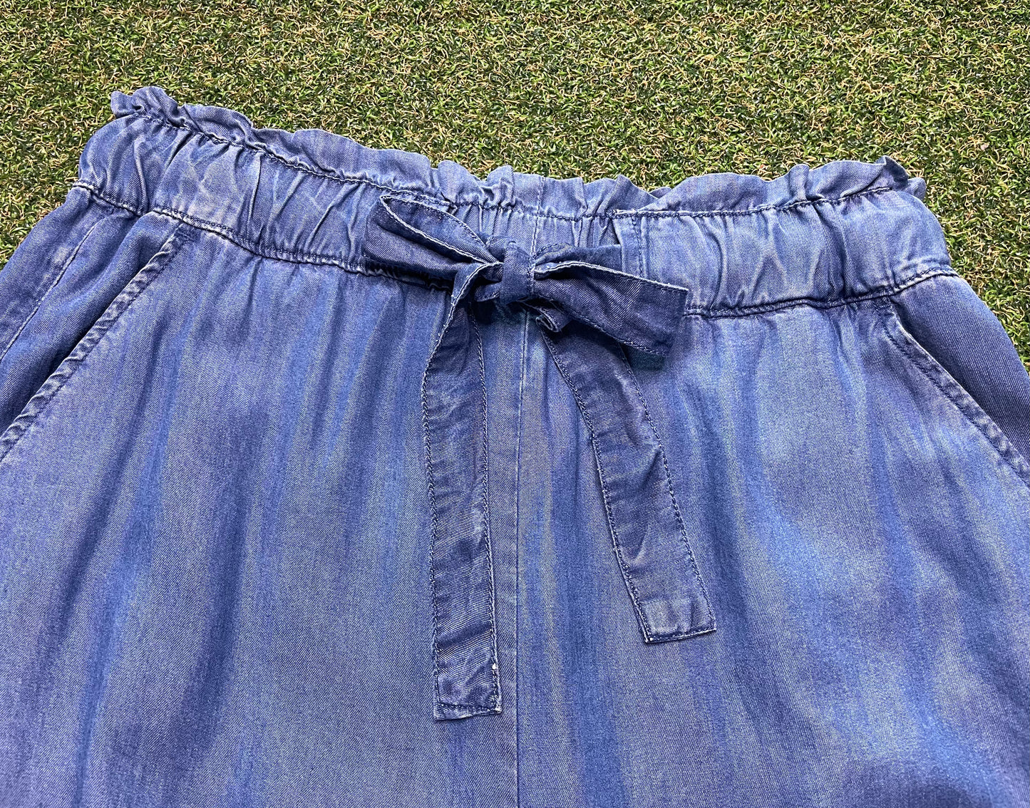 Denim Jogger Pants