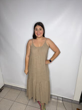 Load image into Gallery viewer, Olive Ruffle Long Dress
