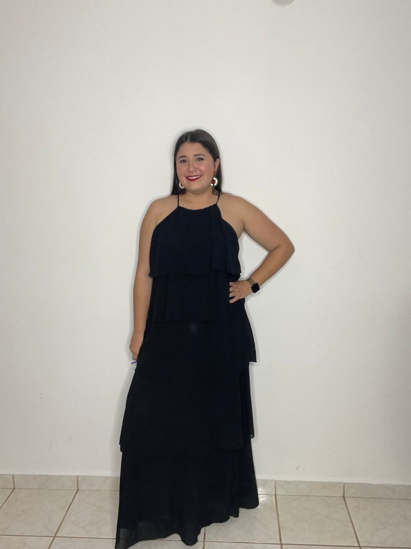 Ruffled Tiered Maxi Dress