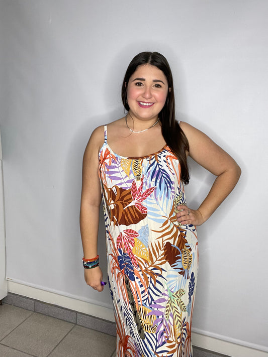 Leaves Maxi Dress