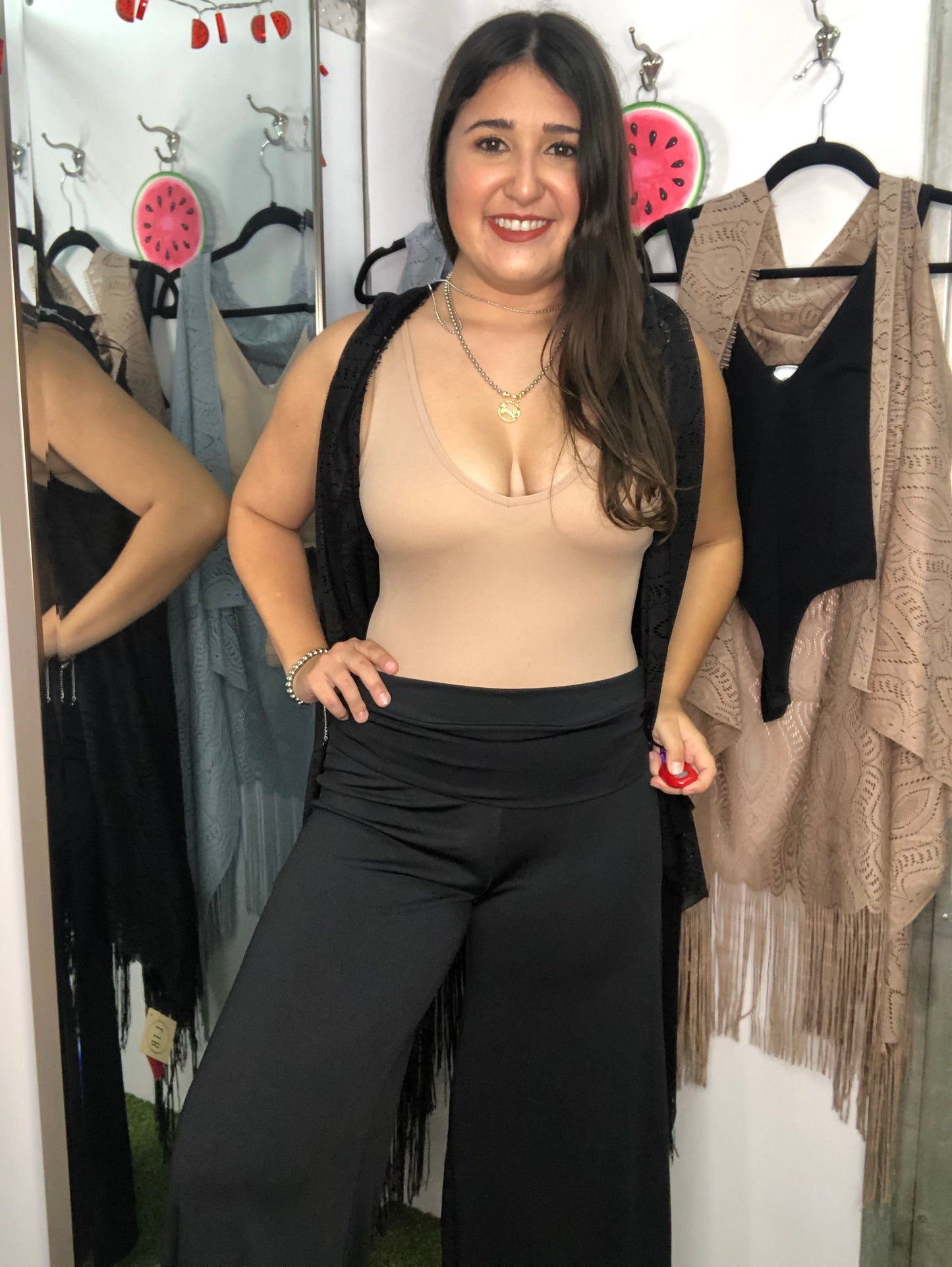 Regular V Neck Bodysuit