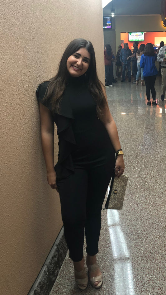Ruffle Detail Jumpsuit
