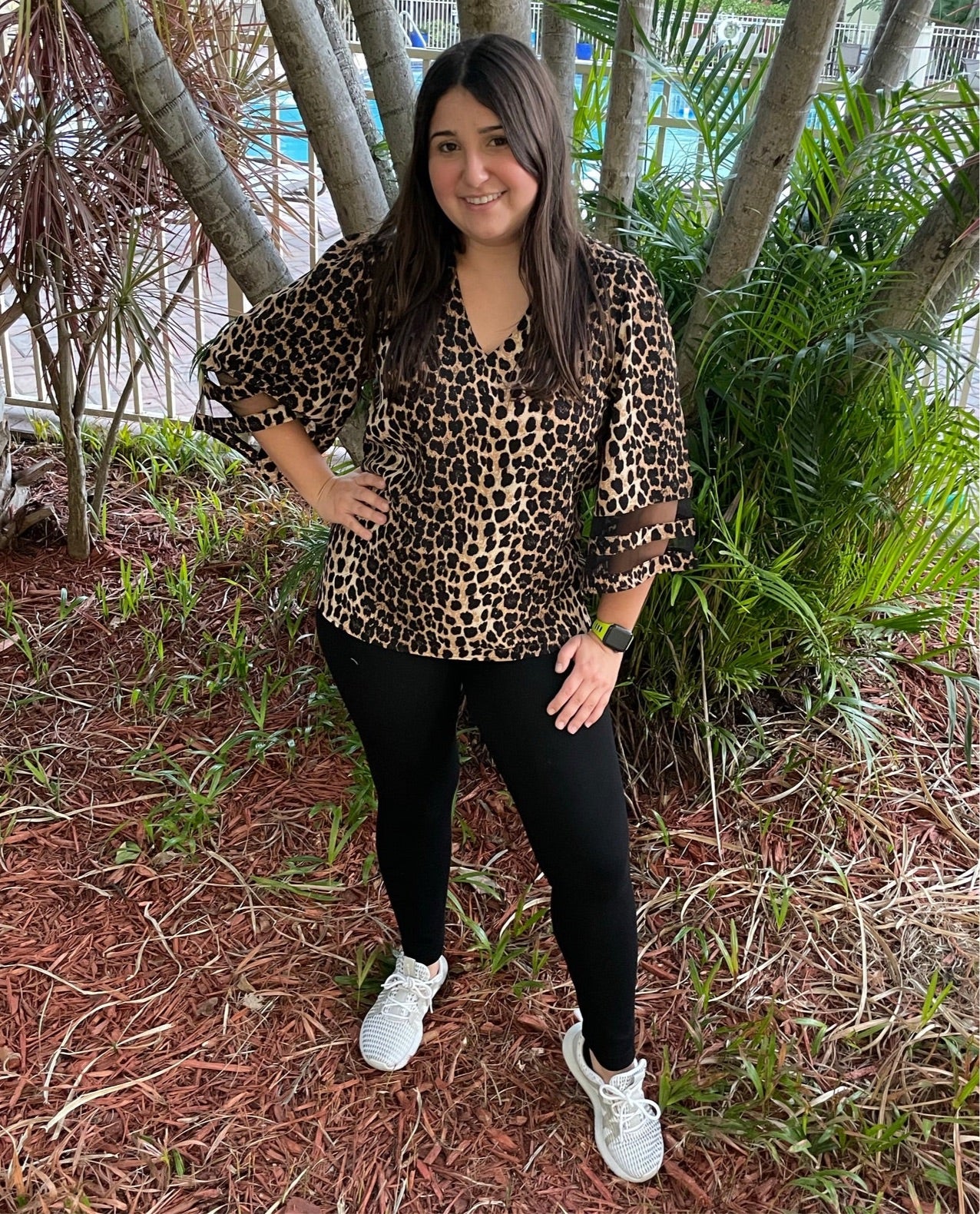 Animal Print Blouse