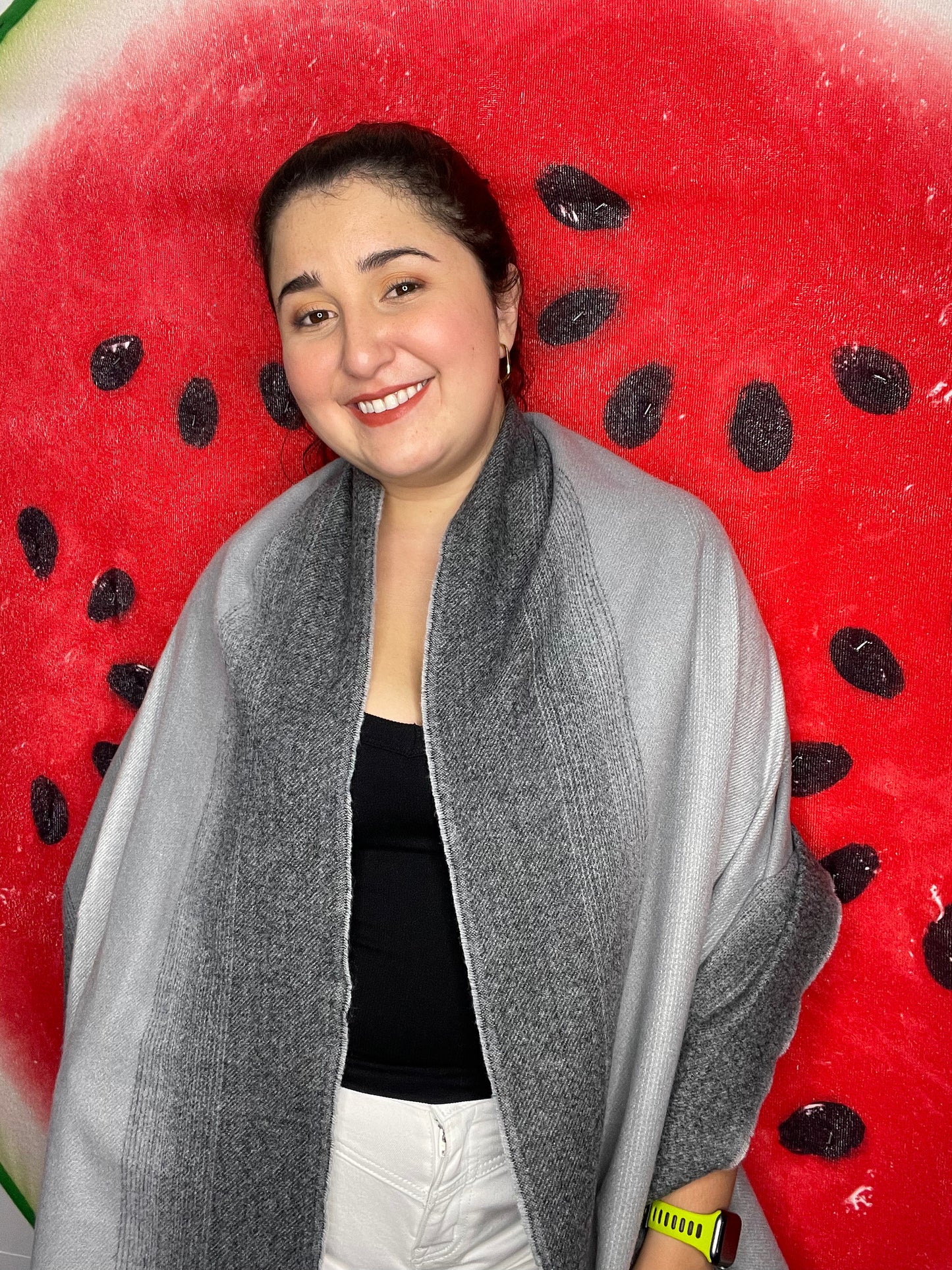 S075: Bufanda termal gris