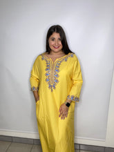 Load image into Gallery viewer, Yellow Kaftan
