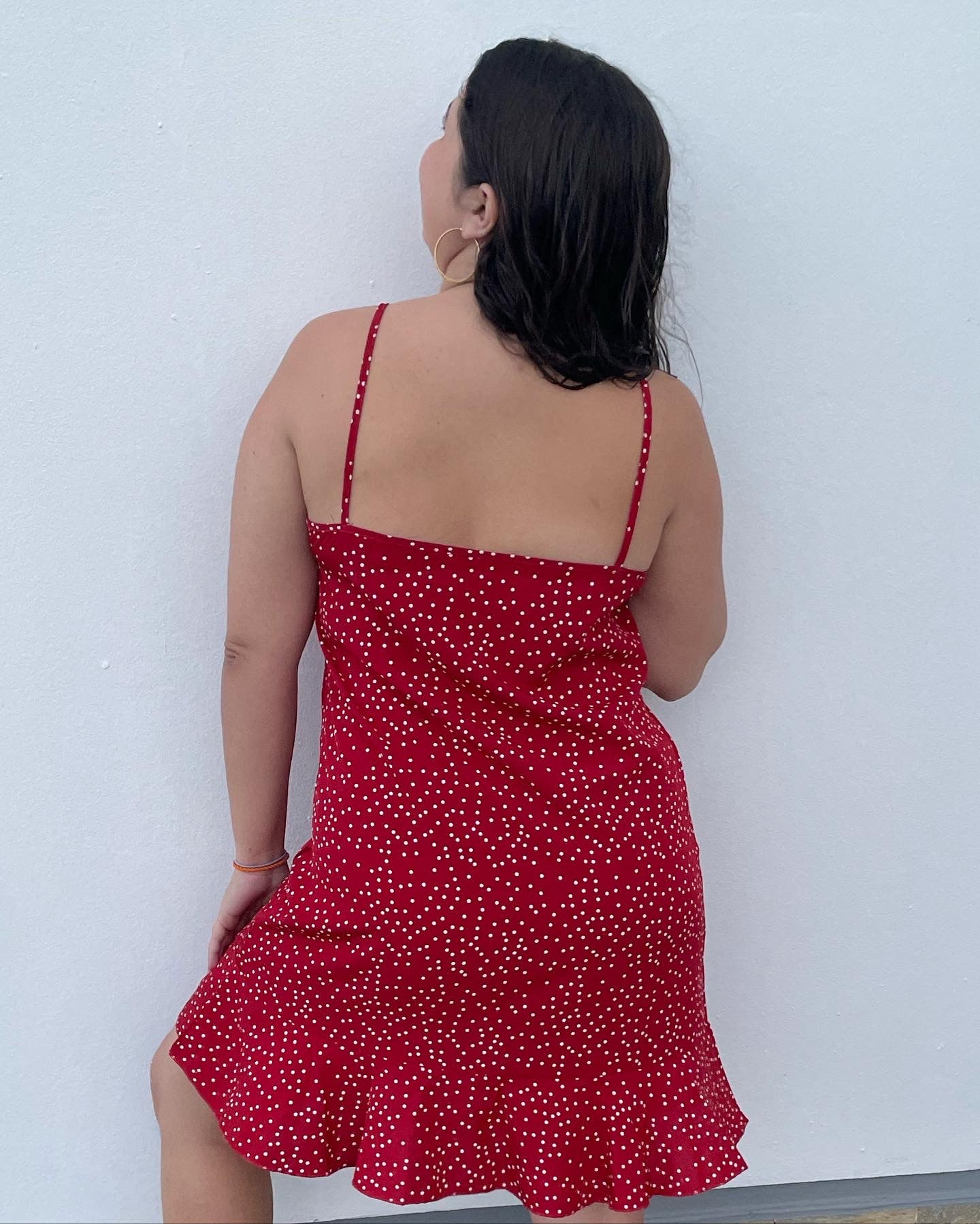 Red Polka Red Dress